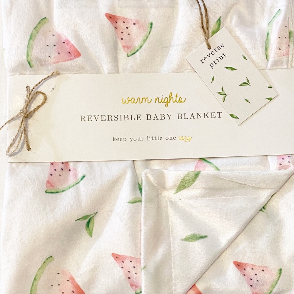 Warm Nights Reversible Baby Blanket - Picture 6 of 7